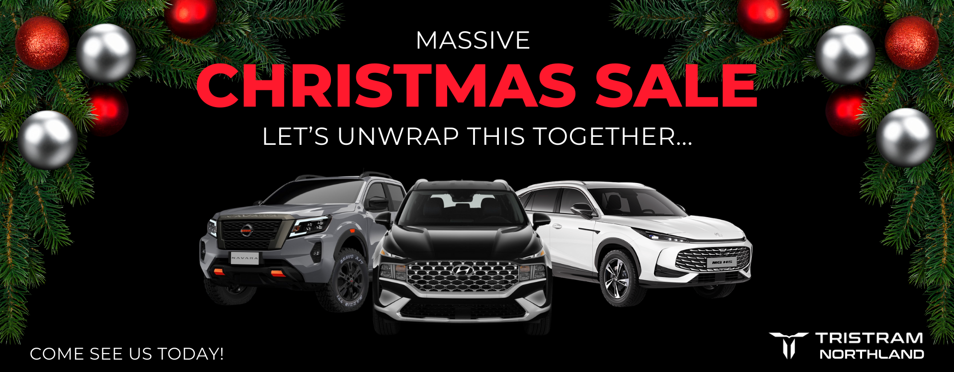 Unwrap a car this Christmas 